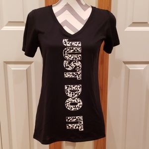 Nike "just do it" V neck tee